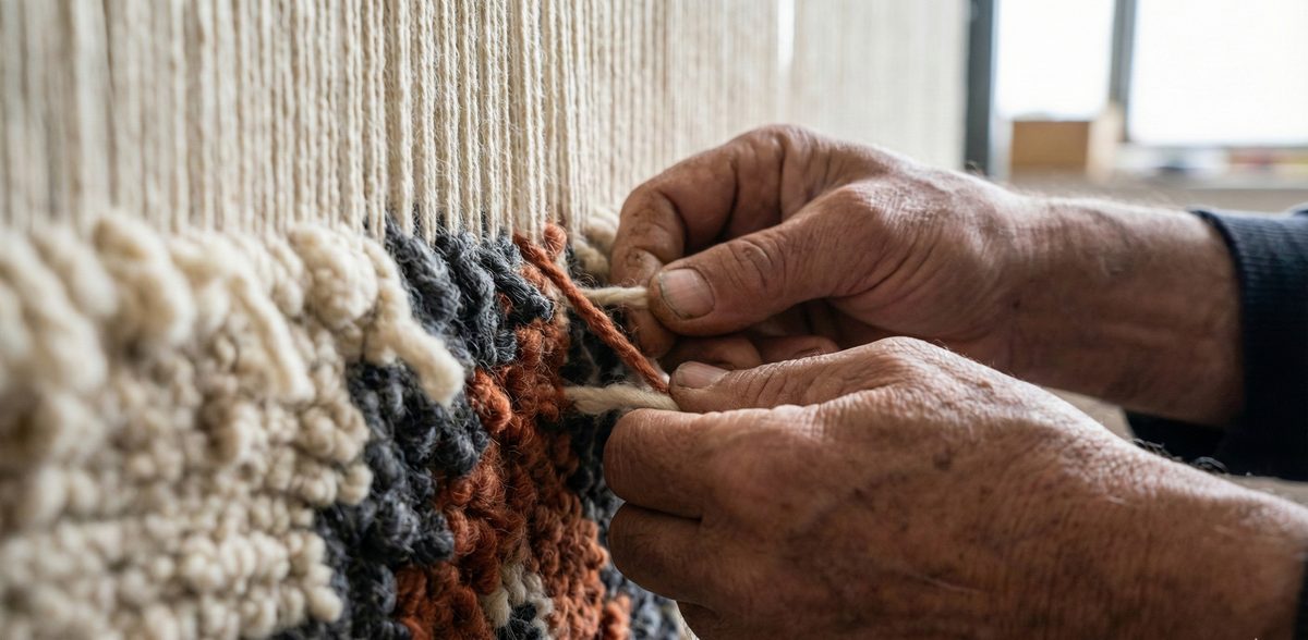 Hanif Sons Artisan Loom Detail
